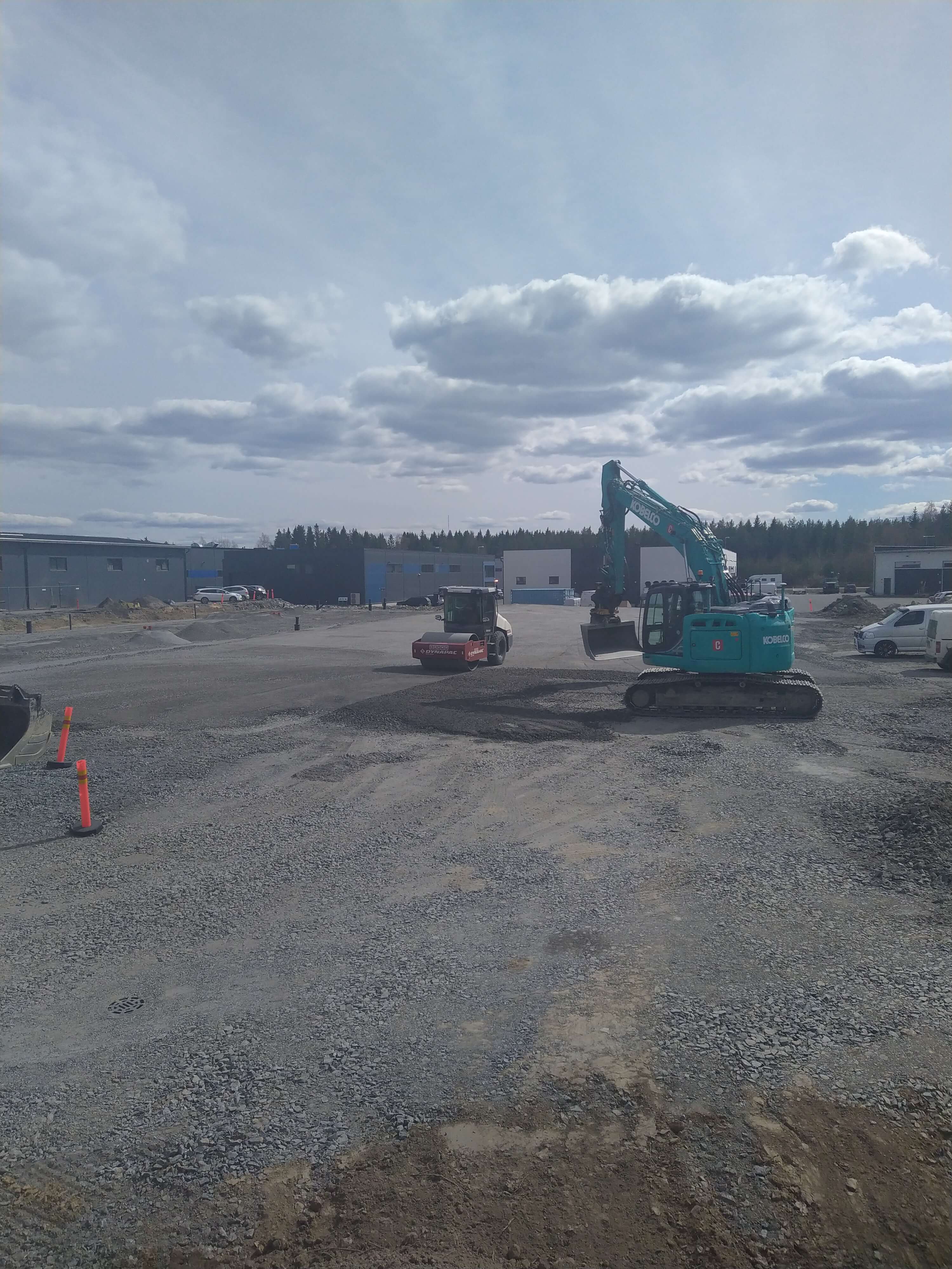 Maanrakennus työkuva